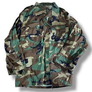 Alpha Industries Vintage Woodland M-65 Camouflage Field Coat w/ Hood
